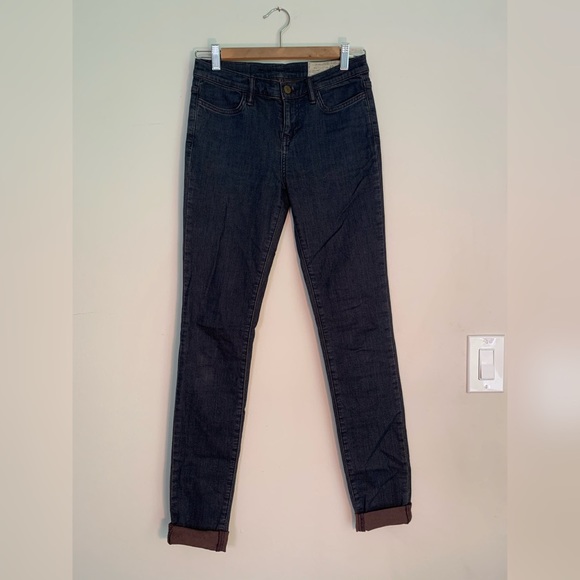 All Saints Denim - ✨All Saints✨ Brown Cuff Blue Skinnies